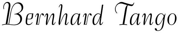 Bernhard Tango Font