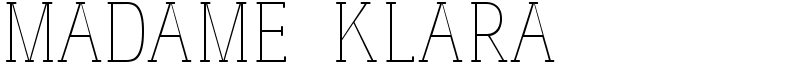 madame klara Font