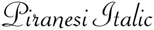 Piranesi Italic Font