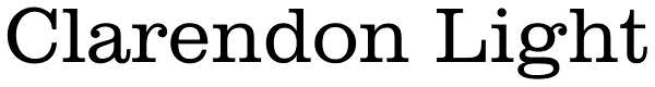 Clarendon Light Font