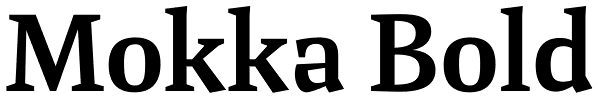 Mokka Bold Font