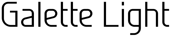 Galette Light Font