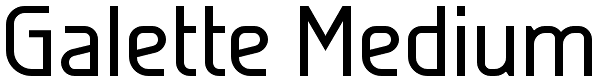 Galette Medium Font