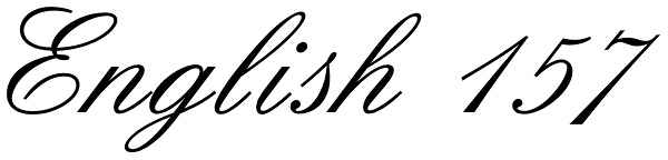 English 157 Font