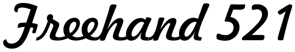 Freehand 521 Font