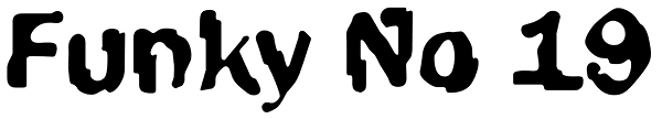 Funky No 19 Font