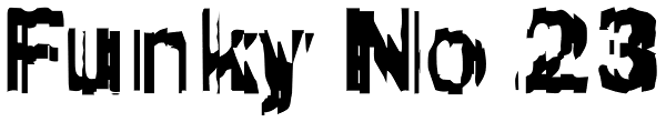 Funky No 23 Font