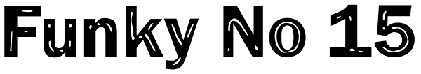 Funky No 15 Font