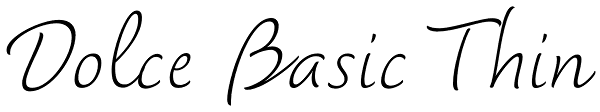 Dolce Basic Thin Font