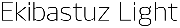 Ekibastuz Light Font
