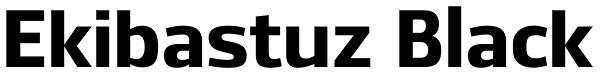 Ekibastuz Black Font