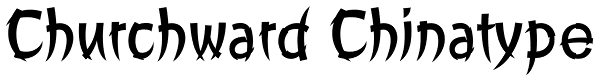 Churchward Chinatype Font