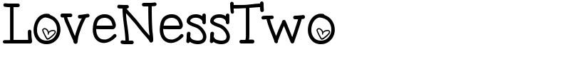 LoveNessTwo Font