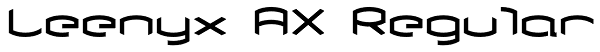 Leenyx AX Regular Font