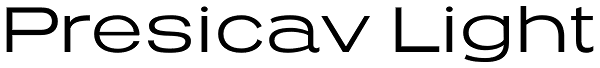 Presicav Light Font