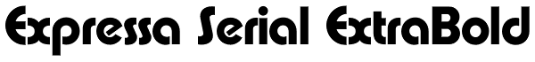 Expressa Serial ExtraBold Font