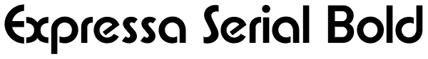 Expressa Serial Bold Font