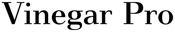 Vinegar Pro Font