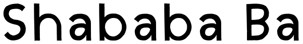 Shababa Ba Font