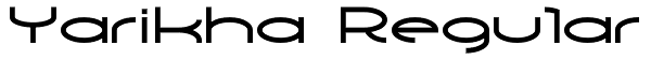 Yarikha Regular Font