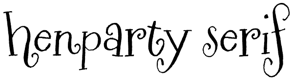 Henparty Serif Font