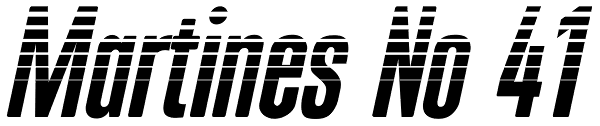 Martines No 41 Font