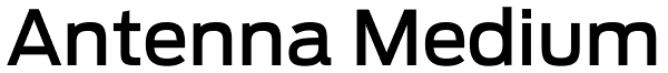 Antenna Medium Font