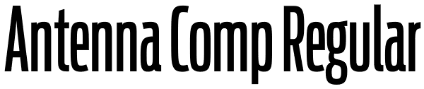 Antenna Comp Regular Font