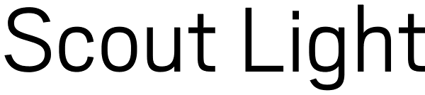 Scout Light Font