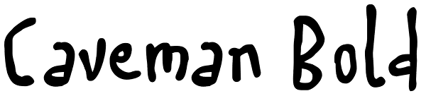 Caveman Bold Font