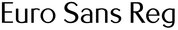 Euro Sans Reg Font