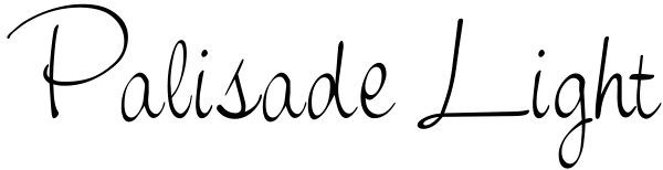 Palisade Light Font