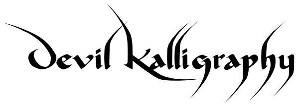 Devil Kalligraphy Font