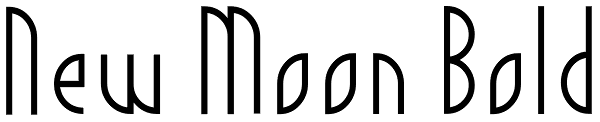 New Moon Bold Font