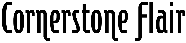 Cornerstone Flair Font