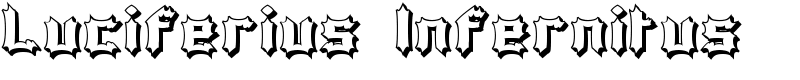 Luciferius Infernitus Font