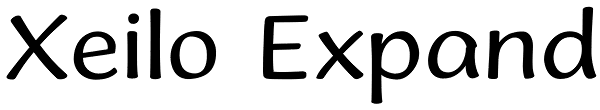 Xeilo Expand Font