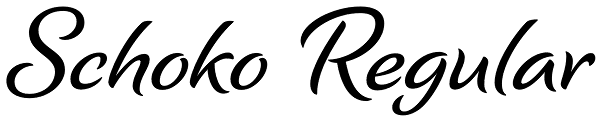 Schoko Regular Font