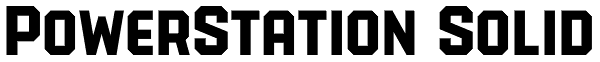 PowerStation Solid Font