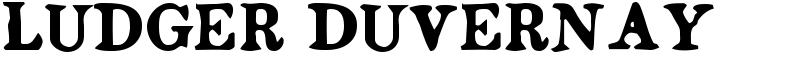 Ludger Duvernay Font