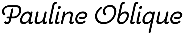 Pauline Oblique Font