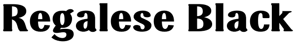 Regalese Black Font