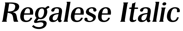 Regalese Italic Font