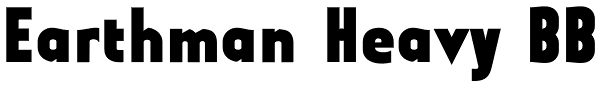 Earthman Heavy BB Font