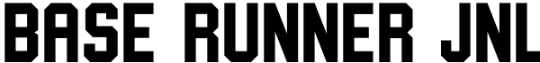 Base Runner JNL Font