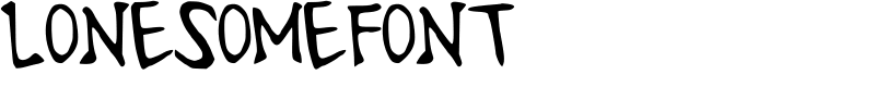 LonesomeFont Font