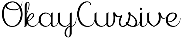 OkayCursive Font