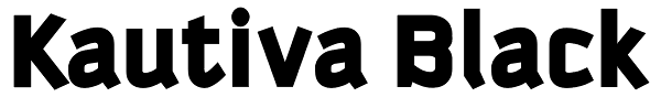 Kautiva Black Font