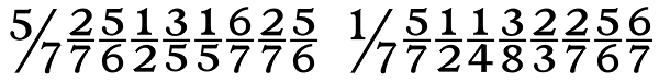 Ronaldson Fractions Font