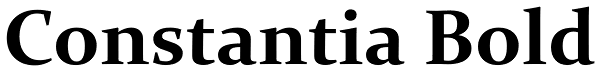 Constantia Bold Font